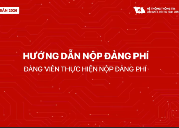 HƯỚNG DẪN NỘP ĐẢNG PHÍ