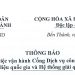 Thông báo Về việc vận hành Cổng Dịch vụ công quốc gia mới tại Trung tâm Dữ liệu quốc gia và Hệ thống giải quyết TTHC Bộ, ngành