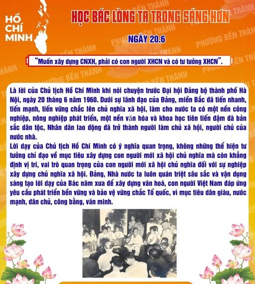 HỌC BÁC LÒNG TA TRONG SÁNG HƠN!