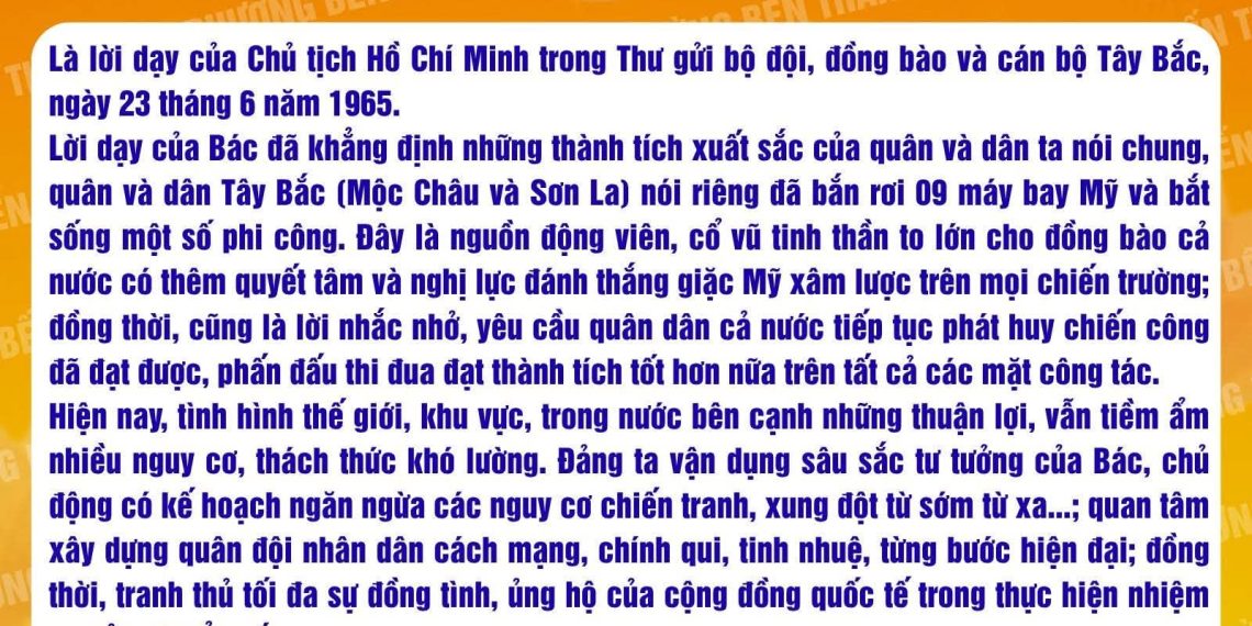HỌC BÁC LÒNG TA TRONG SÁNG HƠN!
