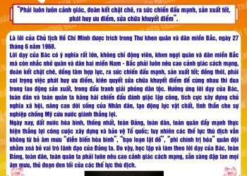 HỌC BÁC LÒNG TA TRONG SÁNG HƠN!