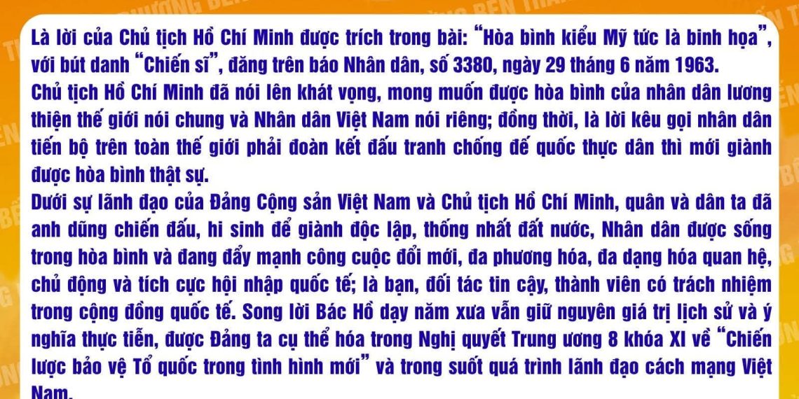 HỌC BÁC LÒNG TA TRONG SÁNG HƠN!