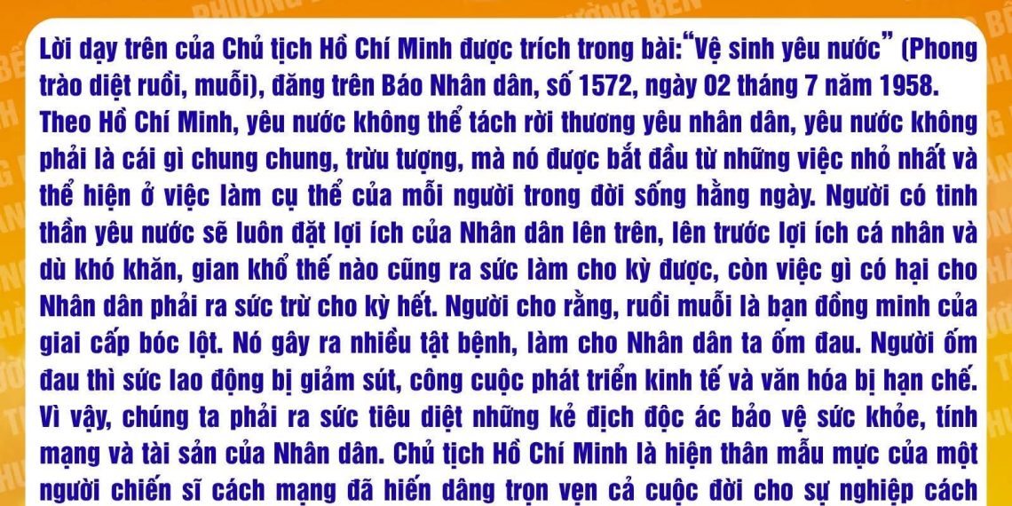 HỌC BÁC LÒNG TA TRONG SÁNG HƠN!