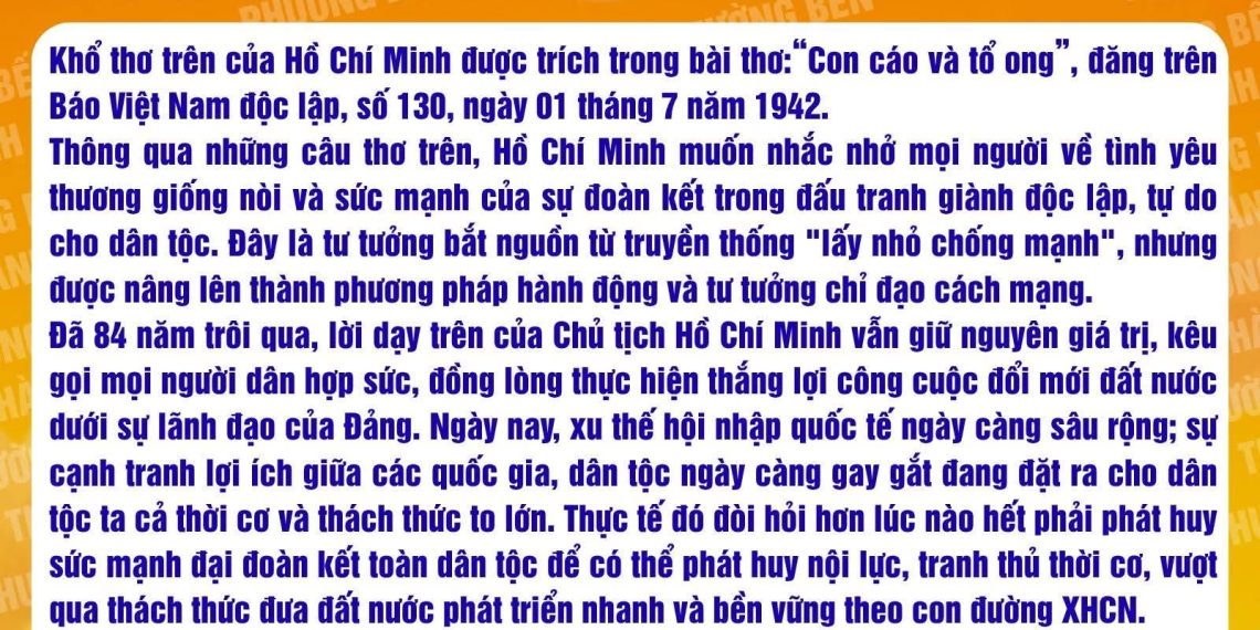 HỌC BÁC LÒNG TA TRONG SÁNG HƠN!