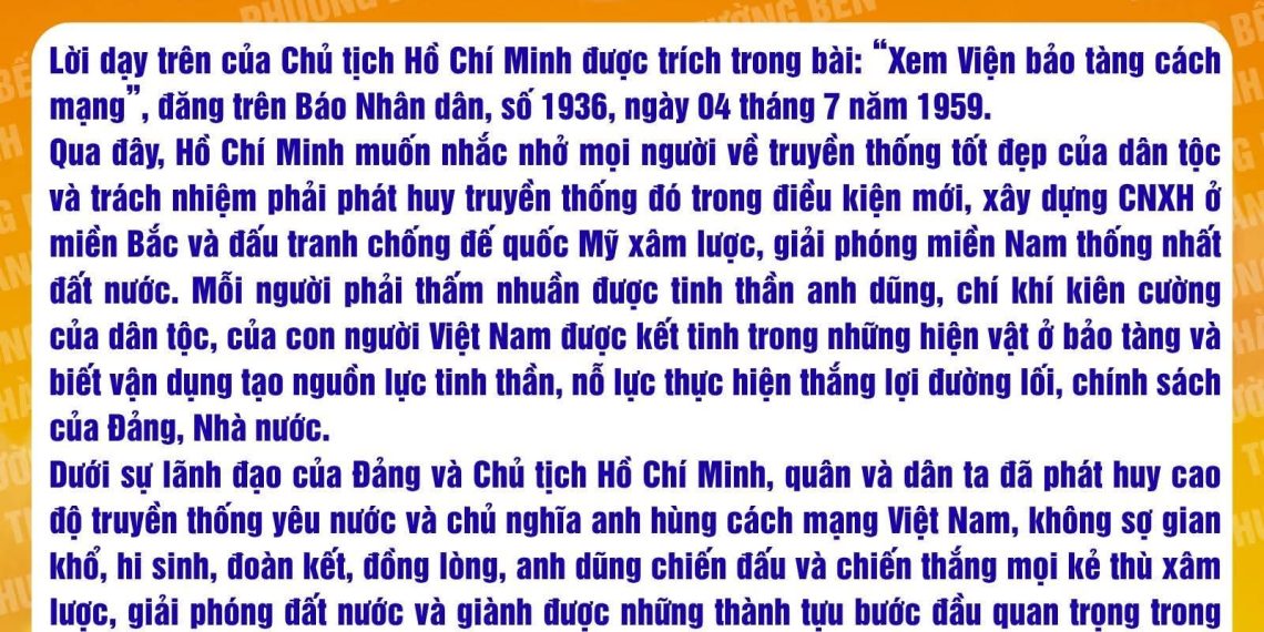 HỌC BÁC LÒNG TA TRONG SÁNG HƠN!