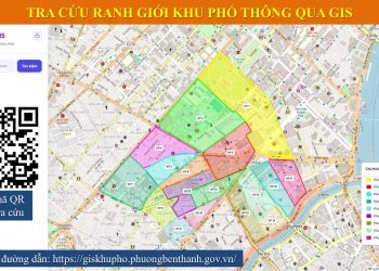 PHƯỜNG BẾN THÀNH TRIỂN KHAI BẢN ĐỒ SỐ TRA CỨU RANH GIỚI 17 KHU PHỐ SAU SẮP XẾP, SÁP NHẬP