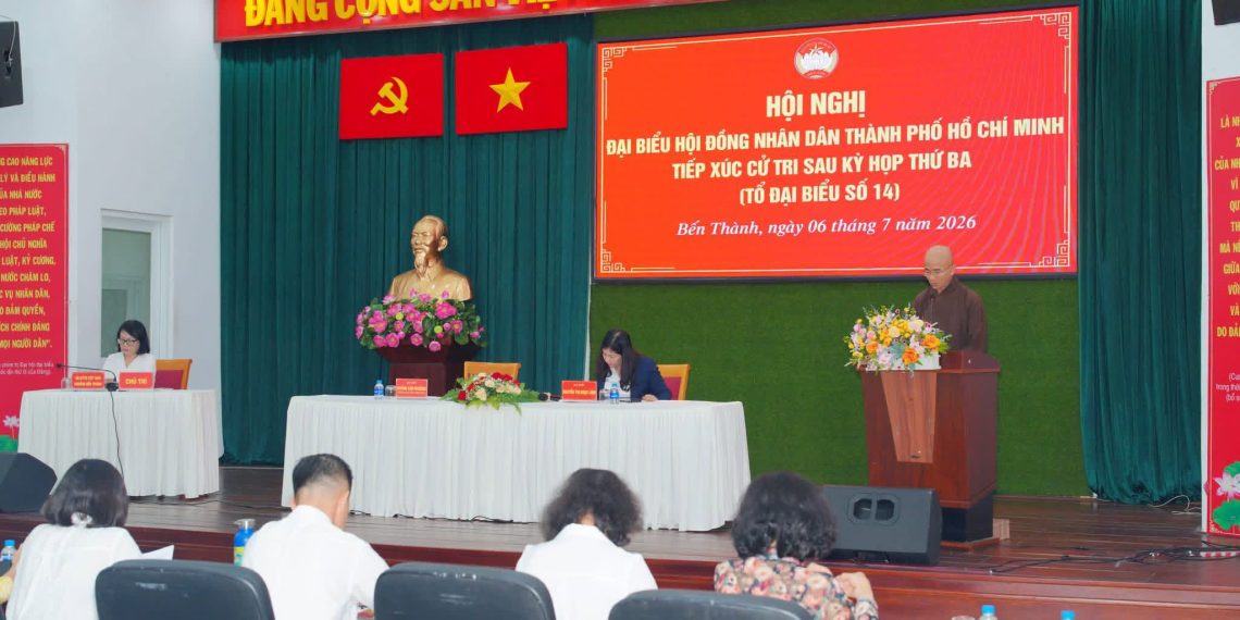 TỔ ĐẠI BIỂU SỐ 14 – HĐND TPHCM KHÓA XI TIẾP XÚC CỬ TRI 4 PHƯỜNG SÀI GÒN, BẾN THÀNH, TÂN ĐỊNH VÀ CẦU ÔNG LÃNH SAU KỲ HỌP THỨ BA