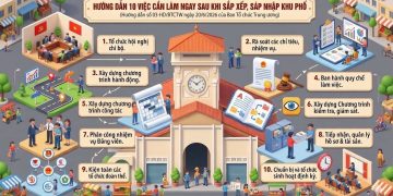 HƯỚNG DẪN 10 VIỆC CẦN LÀM NGAY SAU KHI SẮP XẾP, SÁP NHẬP KHU PHỐ