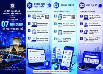 CÔNG DÂN SỐ PHƯỜNG BẾN THÀNH: CHUYỂN ĐỔI SỐ VÌ CUỘC SỐNG THUẬN TIỆN HƠN