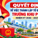 QUYẾT ĐỊNH VỀ VIỆC THÀNH LẬP TỔ BẦU CỬ TRƯỞNG KHU PHỐ 1, PHƯỜNG BẾN THÀNH, NHIỆM KỲ 2026 – 2031